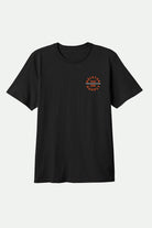 Men's Oath V S/S Standard T-Shirt in the color Black/Classic Orange/White - Front Product View