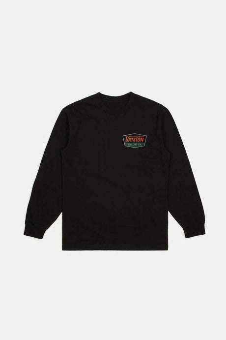 Regal L/S Standard T-Shirt - Black/Rust