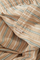 Women's Lounge Pant in the color Sand Stripe - Additional Laydown image