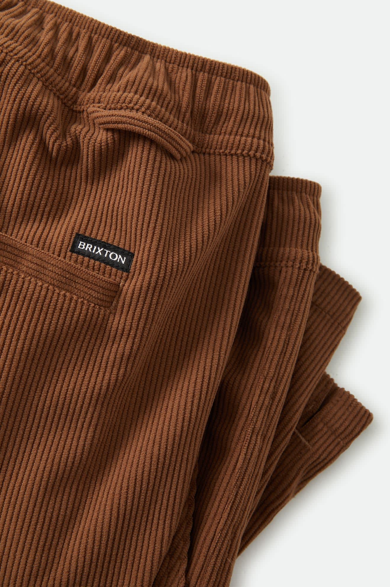 Men's Everyday Corduroy Short in the color Tobacco Brown - Additional Laydown image