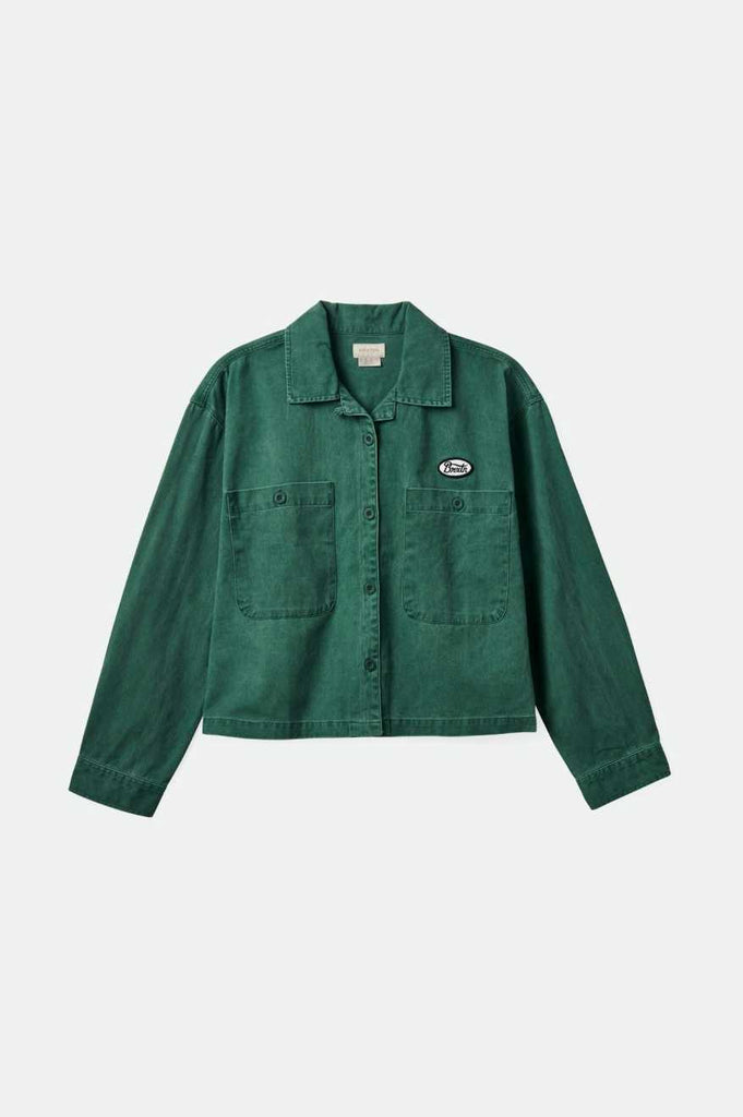 Brixton Utopia L/S Overshirt - Garden Topiary