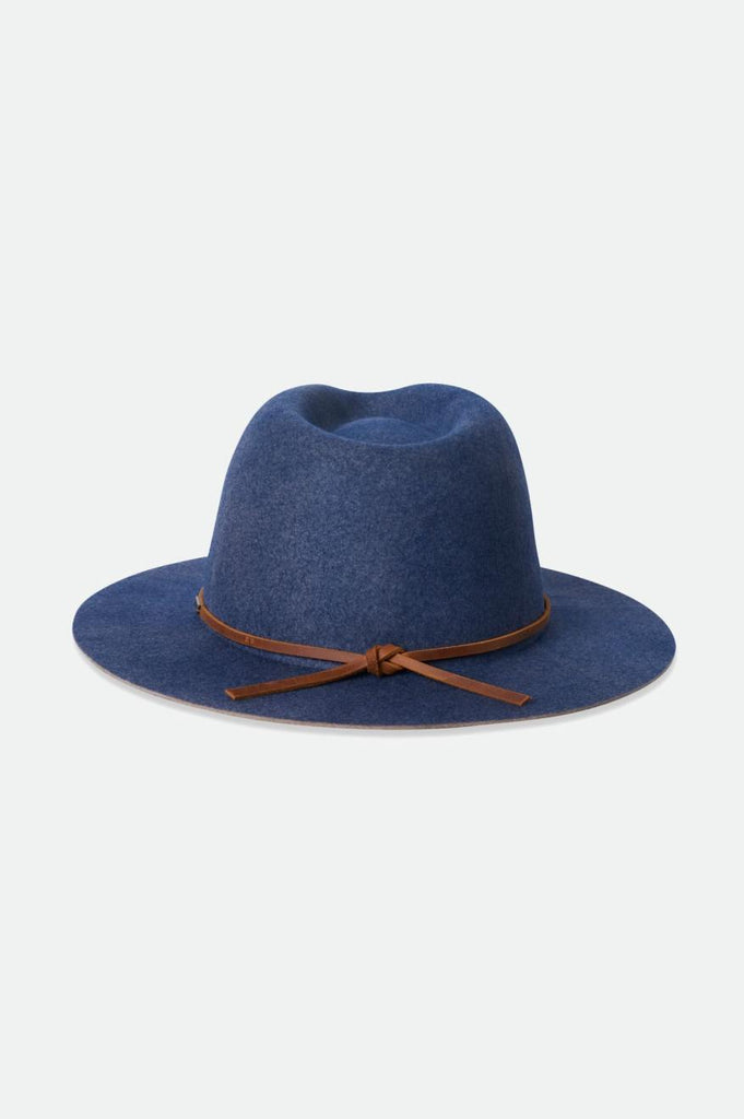 Brixton Wesley Fedora - Ombre Blue Worn Wash