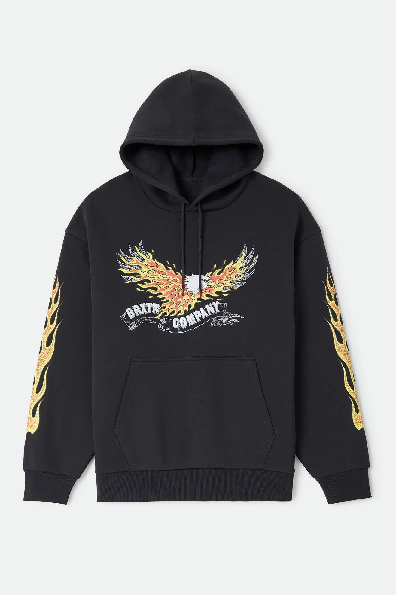 Men's Blazing Hood in the color Black - Front Product View