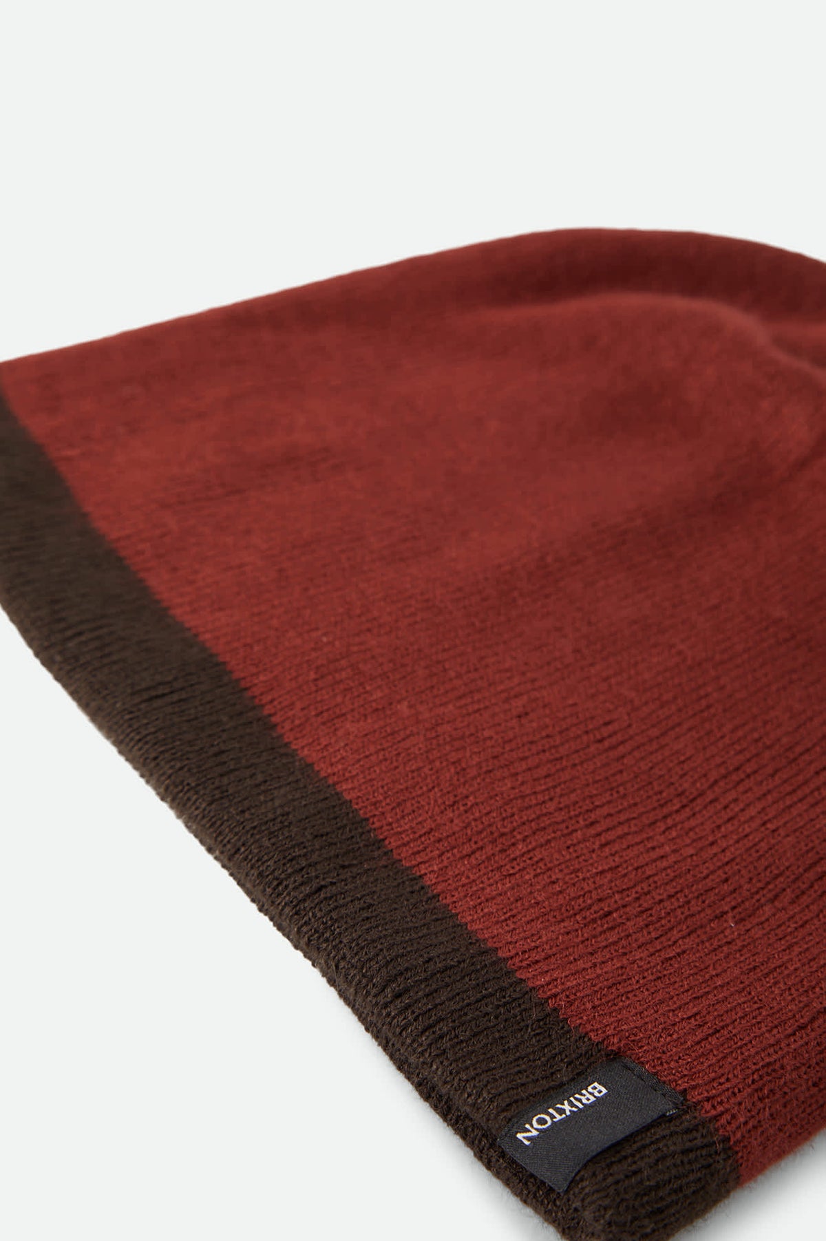 Unisex Skully Beanie in the color Red Earth/Walnut Brown - Additional Laydown image