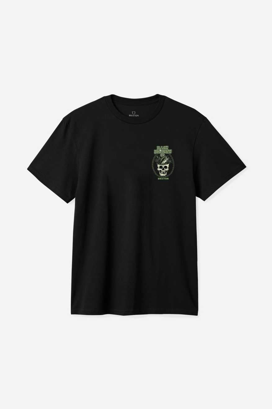 Bass Brains Skull S/S Standard T-Shirt - Black