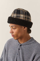 Unisex Ginsburg Hat in the color Navy/Sand/Cream - Men's Side View