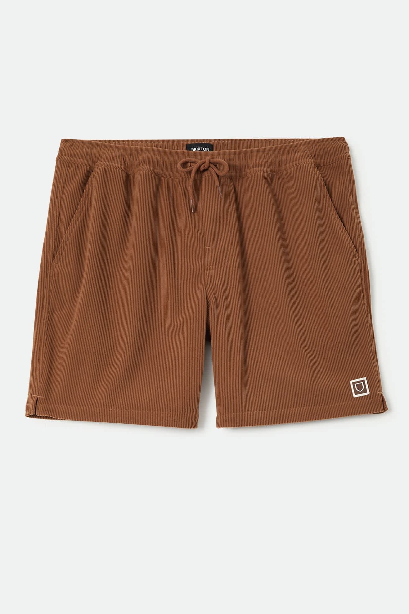 Men's Everyday Corduroy Short in the color Tobacco Brown - Front Product View