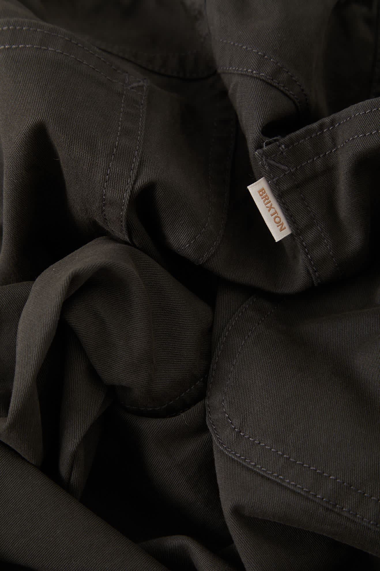 Women's Utility Everyday Barrel Pant in the color Washed Black - Additional Laydown image