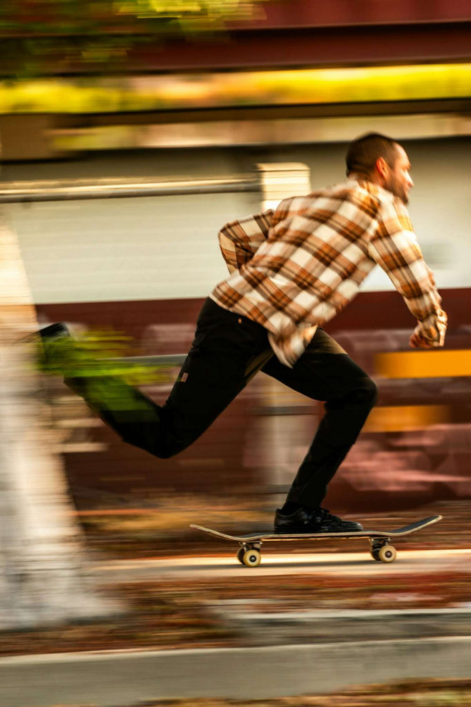 Men's Lifestyle 1 | Bowery L/S Flannel - Whitecap/Pinecone Brown/Burro Brown