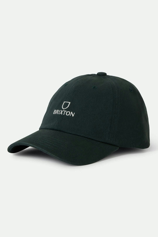 Unisex Alpha Netplus Adjustable Hat in the color Deep Forest Rinse - Front Product View