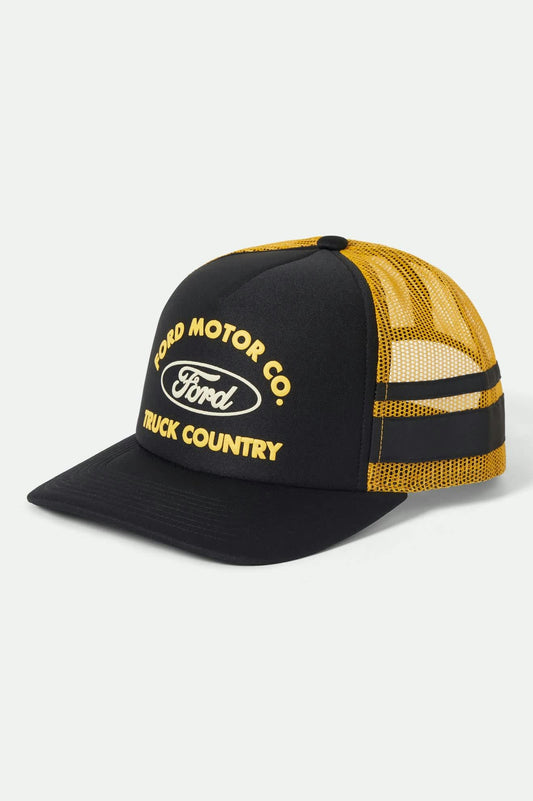 Casquette Trucker 4 Mailles - Jaune Avec Logo CH Blanc - Taille Réglable - Unisexe - Neuf Sans Étiquette