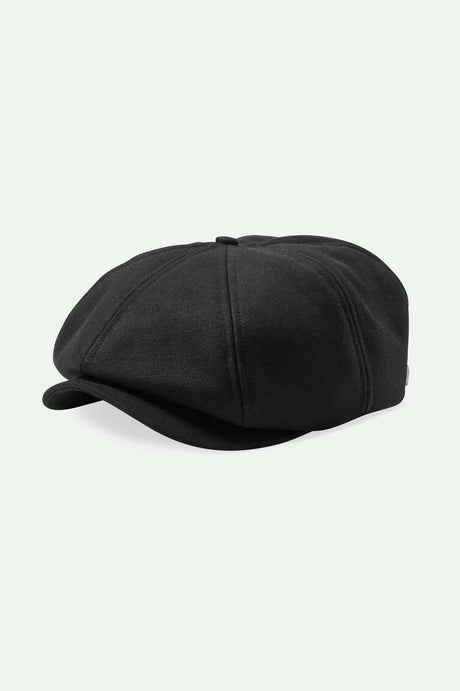 Brixton Unisex Brood Sherpa Newsboy Cap - Black | Main