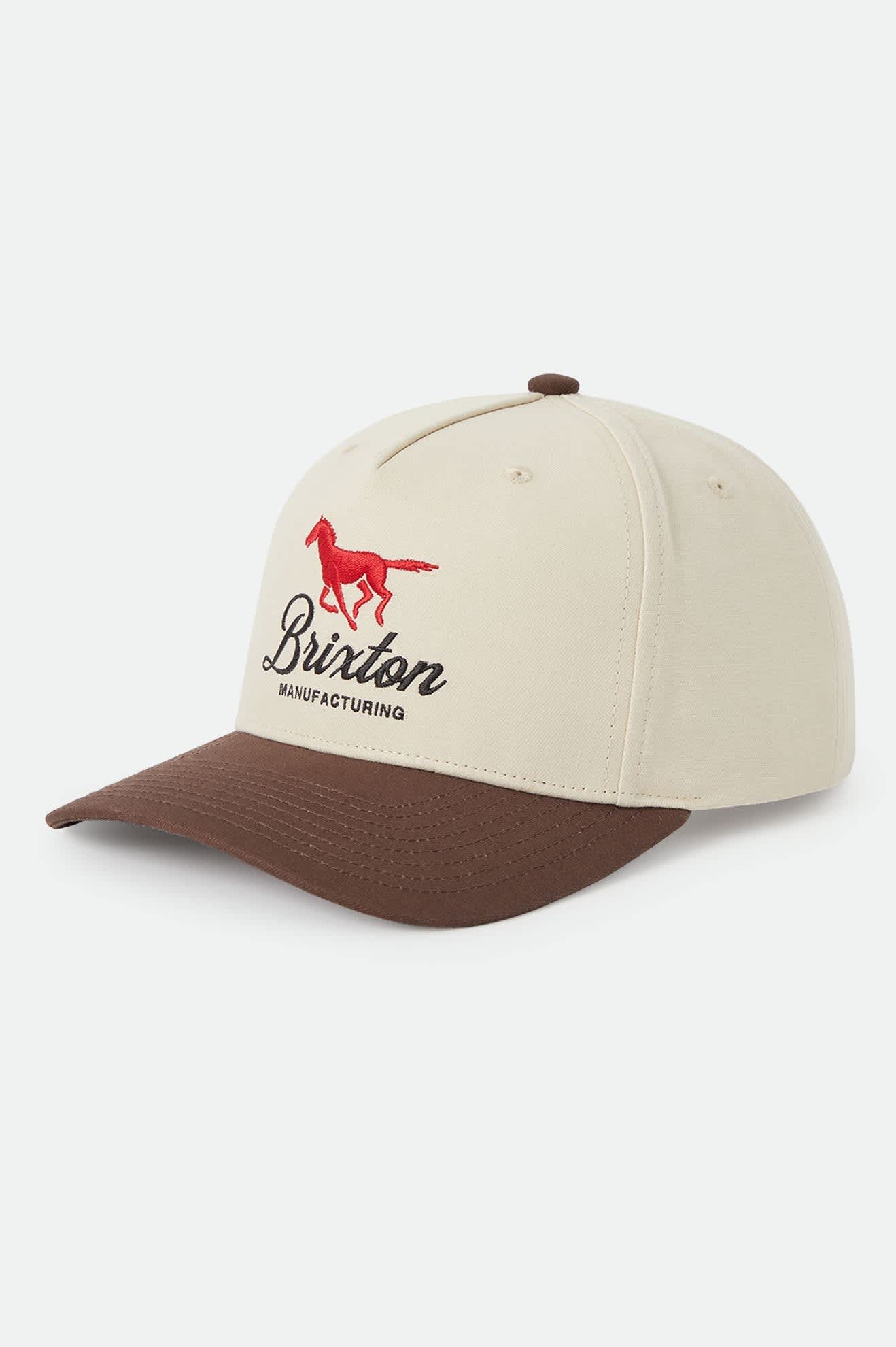 Unisex Leisure Snapback in the color Khaki/Coco - Front Product View