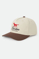 Unisex Leisure Snapback in the color Khaki/Coco - Front Product View