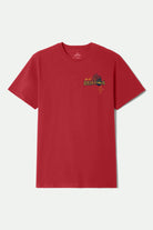 Men's Maddox S/S Standard T-Shirt in the color Fuji Red - Front Product View