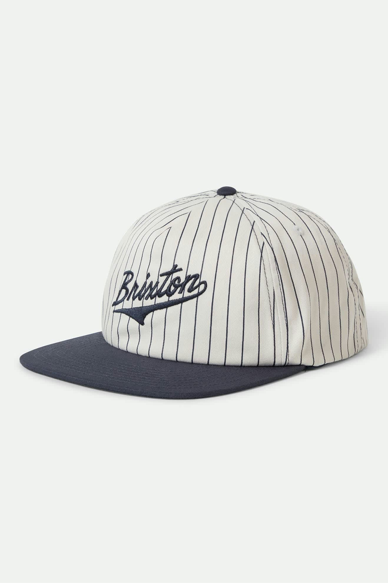 Unisex The League Snapback in the color Washed Navy/Off White - Front Product View