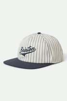 Unisex The League Snapback in the color Washed Navy/Off White - Front Product View
