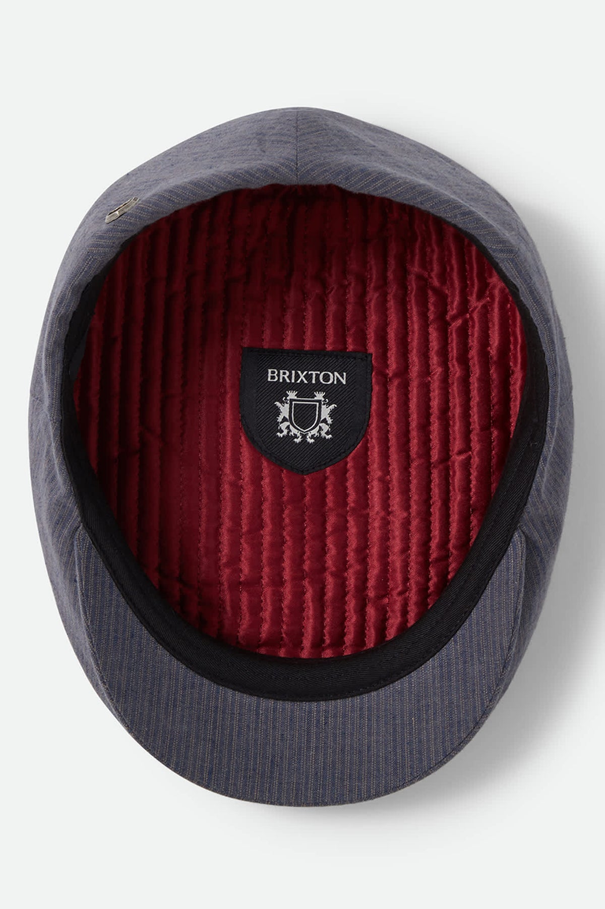 Unisex Hooligan Flat Cap in the color Indigo/Dark Sand - Additional Laydown image