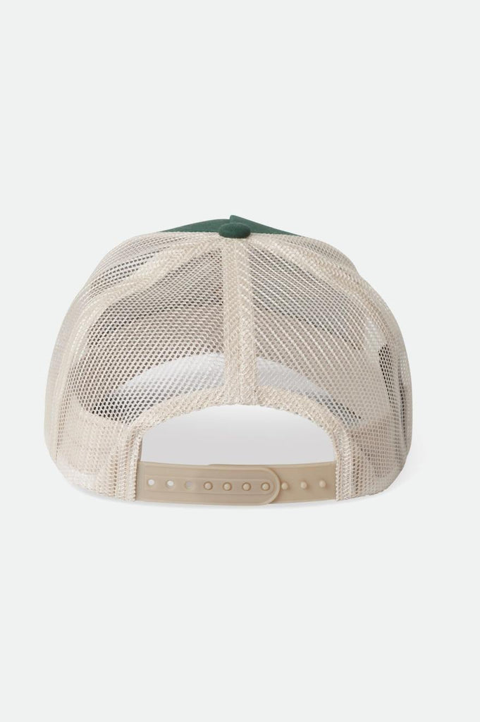 Brixton Gunston Netplus MP Trucker Hat - Pine Needle/Off White