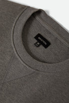 Men's The League Broken In Crew in the color Heather Grey - Additional Laydown image