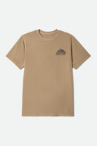 Men's Madden Short Sleeve Standard T-Shirt in the color Timeless Taupe Worn Wash - Front Product View