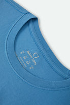 Women's Ice Cold Slim Crew T-Shirt in the color Electric Indigo - Additional Laydown image