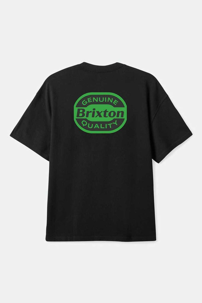 Brixton Neon Keaton S/S Standard T-Shirt - Black