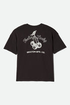 Women's Feeling Lucky Oversized Boyfriend T-Shirt in the color Black - Additional Laydown image