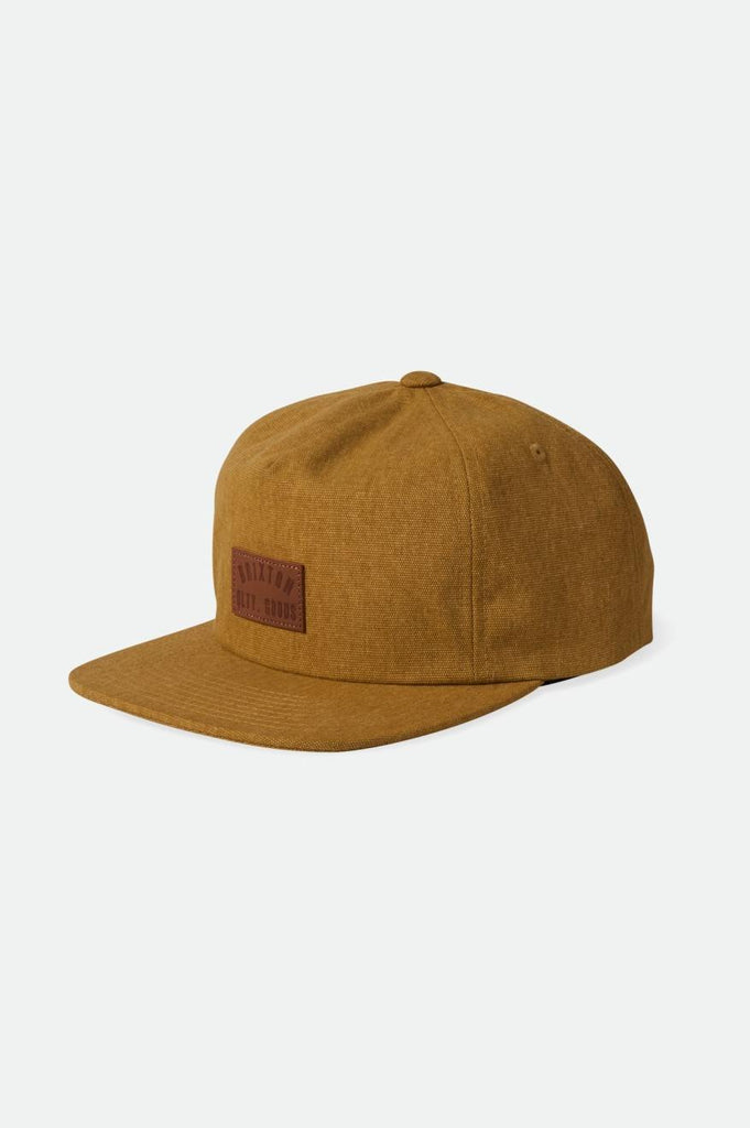 Brixton Woodburn MP Snapback - Copper Vintage Wash