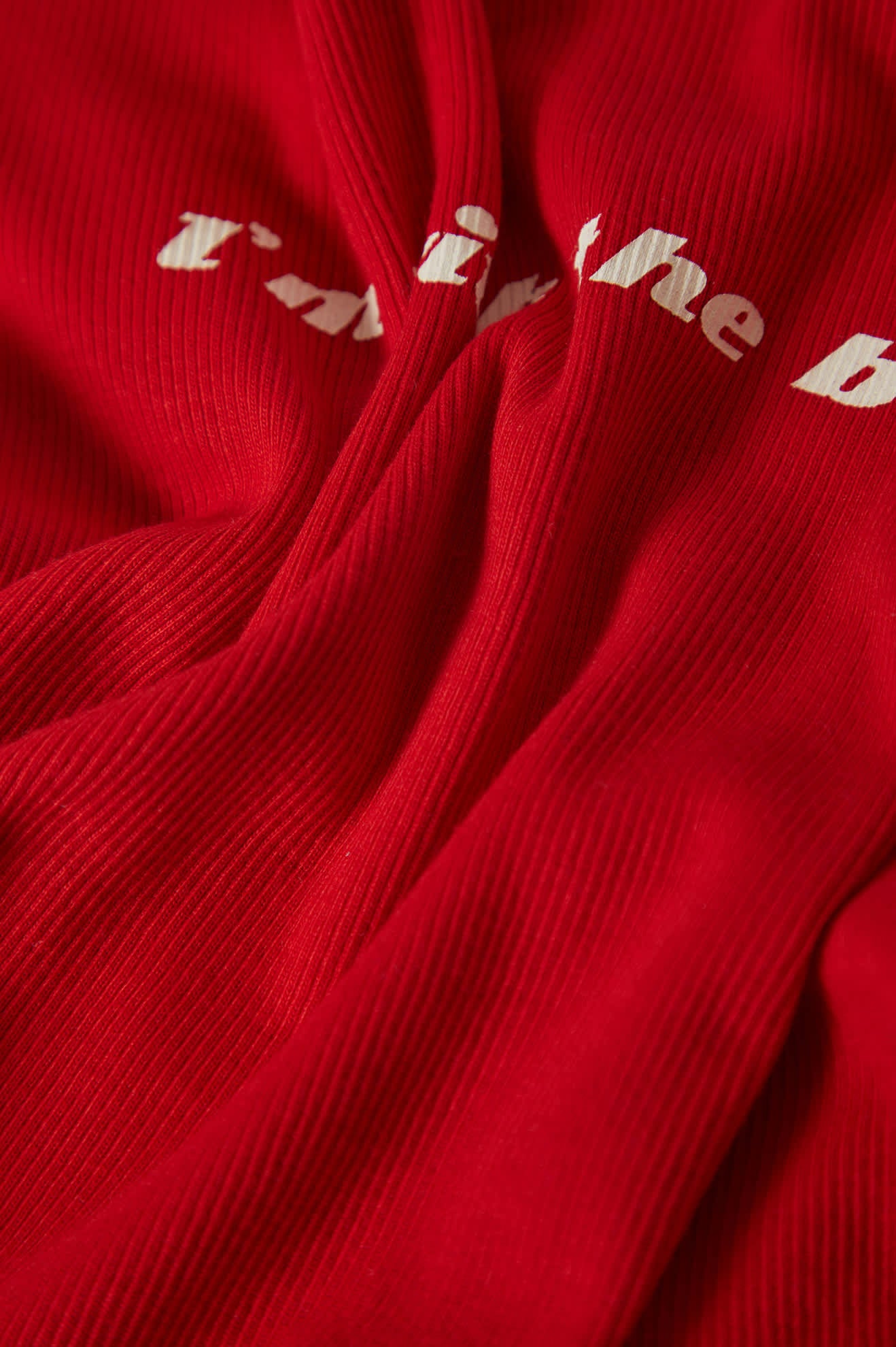 Women's I'm With The Band Ringer A-Tank in the color Adrenaline Rush - Additional Laydown image