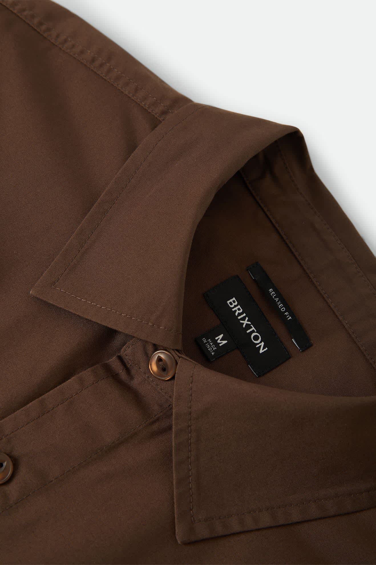 Men's Trademark Long Sleeve Shirt in the color Walnut Brown - Additional Laydown image