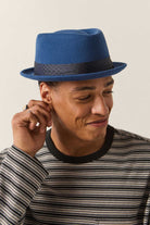 Unisex Stout Pork Pie in the color Classic Navy - Additional Fit image