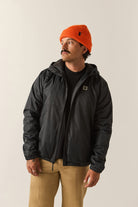 Men's Claxton Lined Jacket in the color Black - Men's Front View