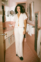 Women's Wandering Hudson Lounge Pant in the color Off White - Men's Lifestyle image