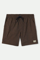 Men's Everyday Stretch Hybrid Short 5.5" in the color Washed Navy/Sunbaked Herringbone - Front Product View