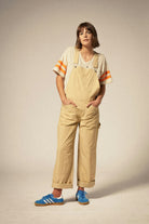 Women's Utility Overall in the color Pale Khaki - Additional Fit image