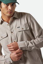 Men's The Daily Cotton L/S Shirt  in the color Khaki - Additional Fit image