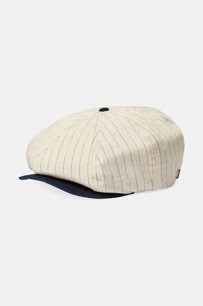 Brixton 20th Anniversary Brood Newsboy Cap - Cream/Navy