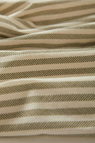 Men's Charter Print S/S Shirt in the color Whitecap/Ivy Green Stripe - Additional Laydown image