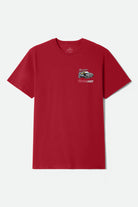 Men's Coors Light Raceway S/S Standard T-Shirt in the color Coors Red - Front Product View