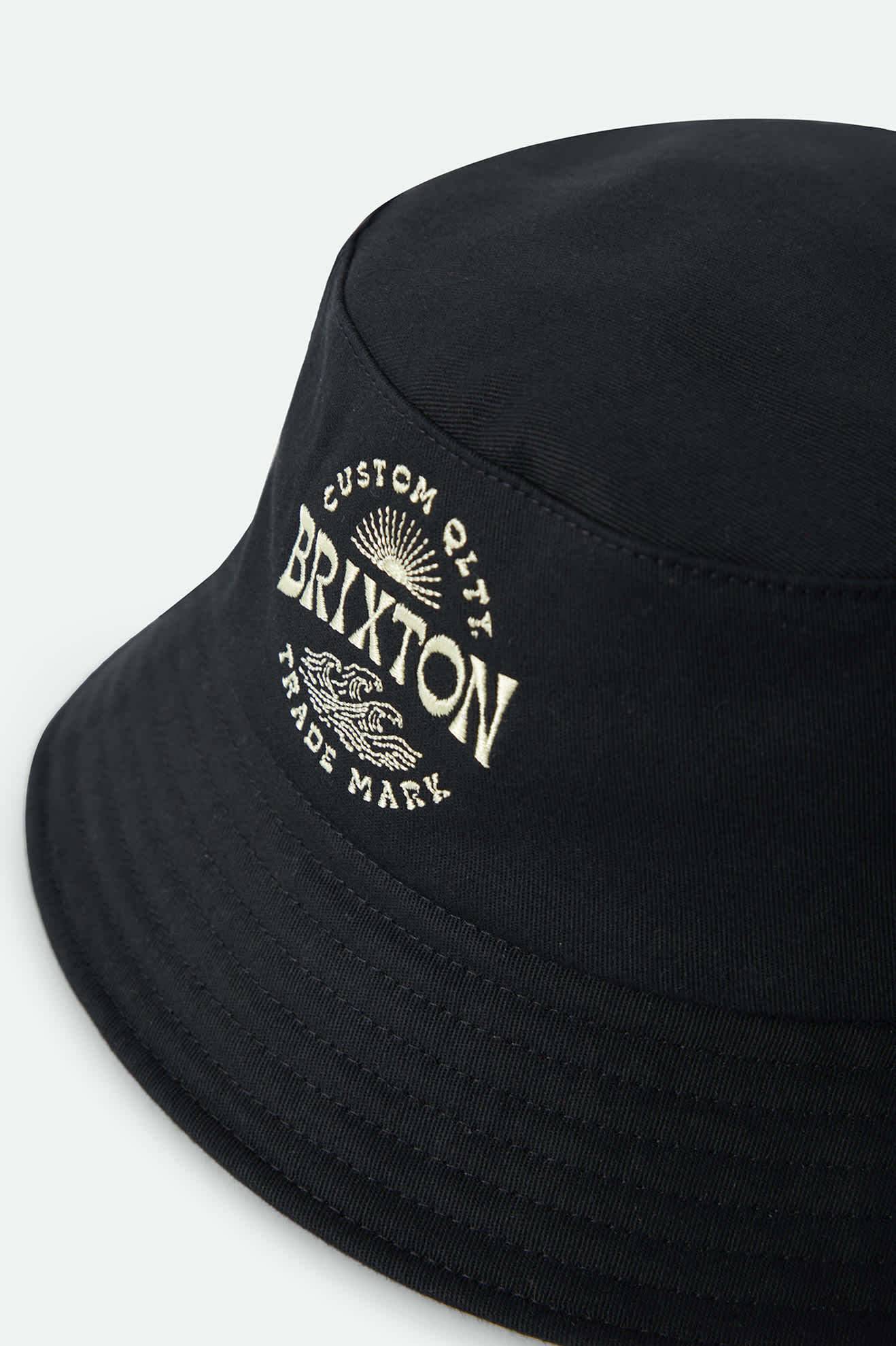 Unisex Current Packable Bucket Hat in the color Black - Additional Laydown image