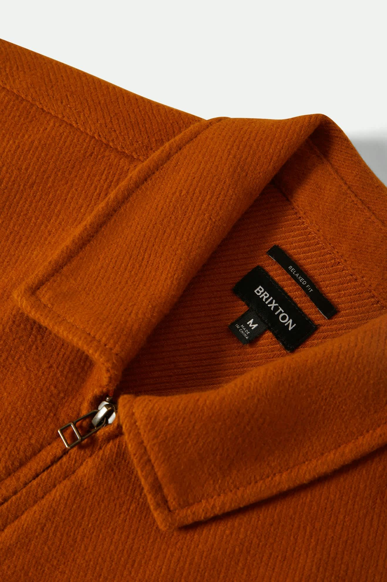 Men's Union Full Zip Flannel in the color Rustic Caramel - Additional Laydown image