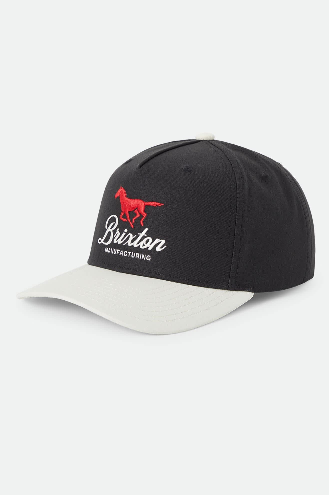 Unisex Leisure Snapback in the color Black/Whitecap - Front Product View
