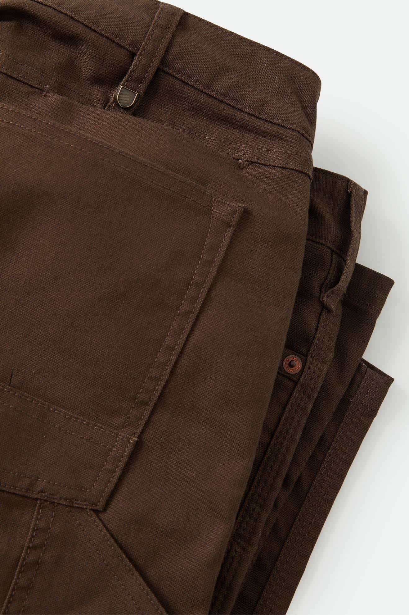 Men's Builders Carpenter Pant in the color Walnut Brown - Additional Laydown image
