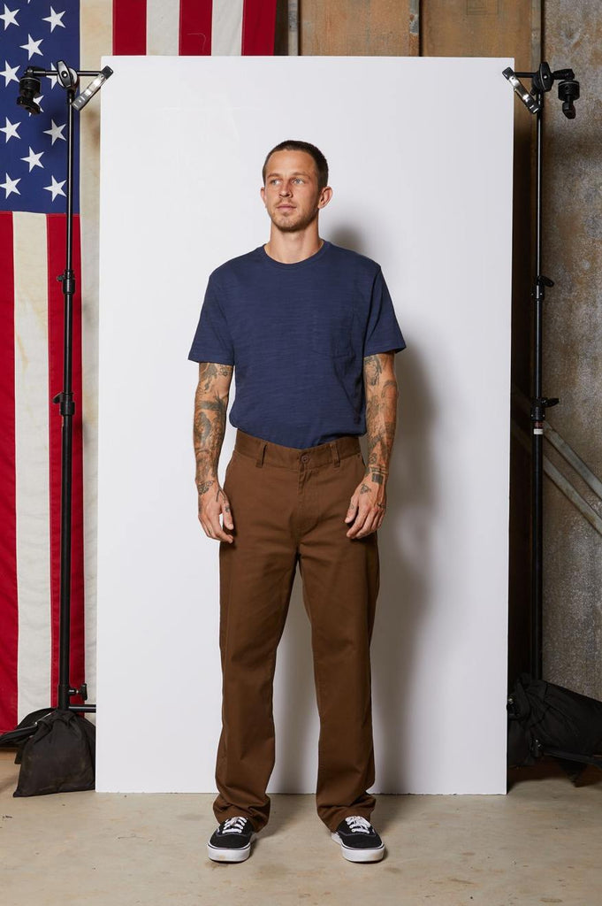 Brixton Choice Chino Relaxed Pant - Desert Palm