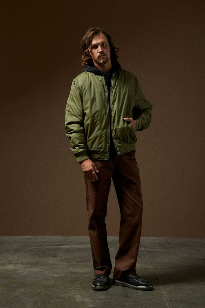 Men's Lifestyle 1 | Dillinger Flight Bomber Jacket - Cypress Green