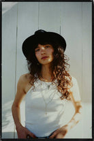 Brixton Unisex Messer Packable Fedora - Black/Black | Lifestyle 3