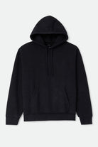 Men's Brixton Baseline Hood Fleece in the color Black - Front Product View