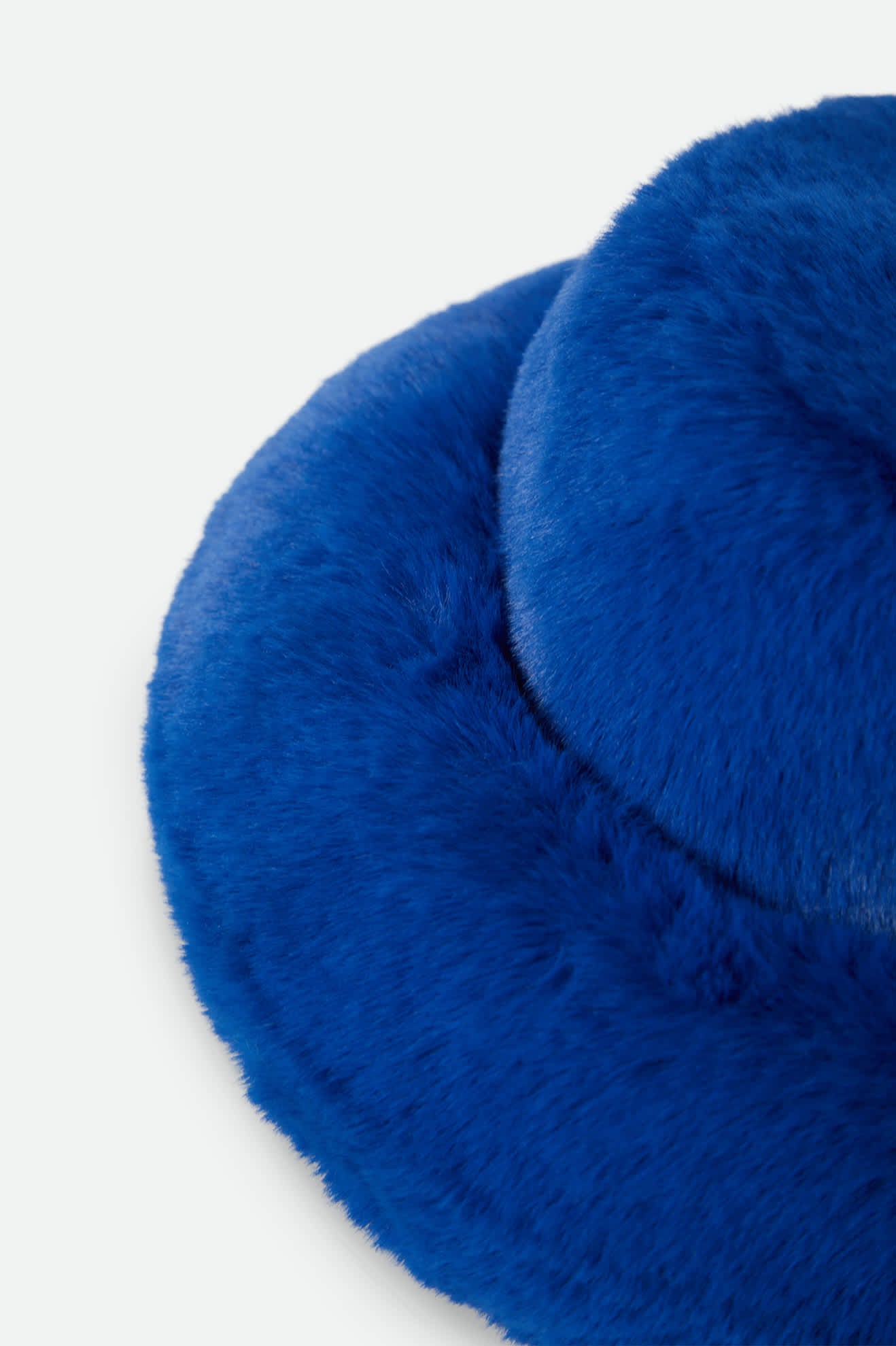 Women's Dion Packable Winter Bucket Hat in the color Cyber Blue - Additional Laydown image