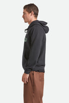 Men's Forman Hoodie in the color Black - Men's Side View
